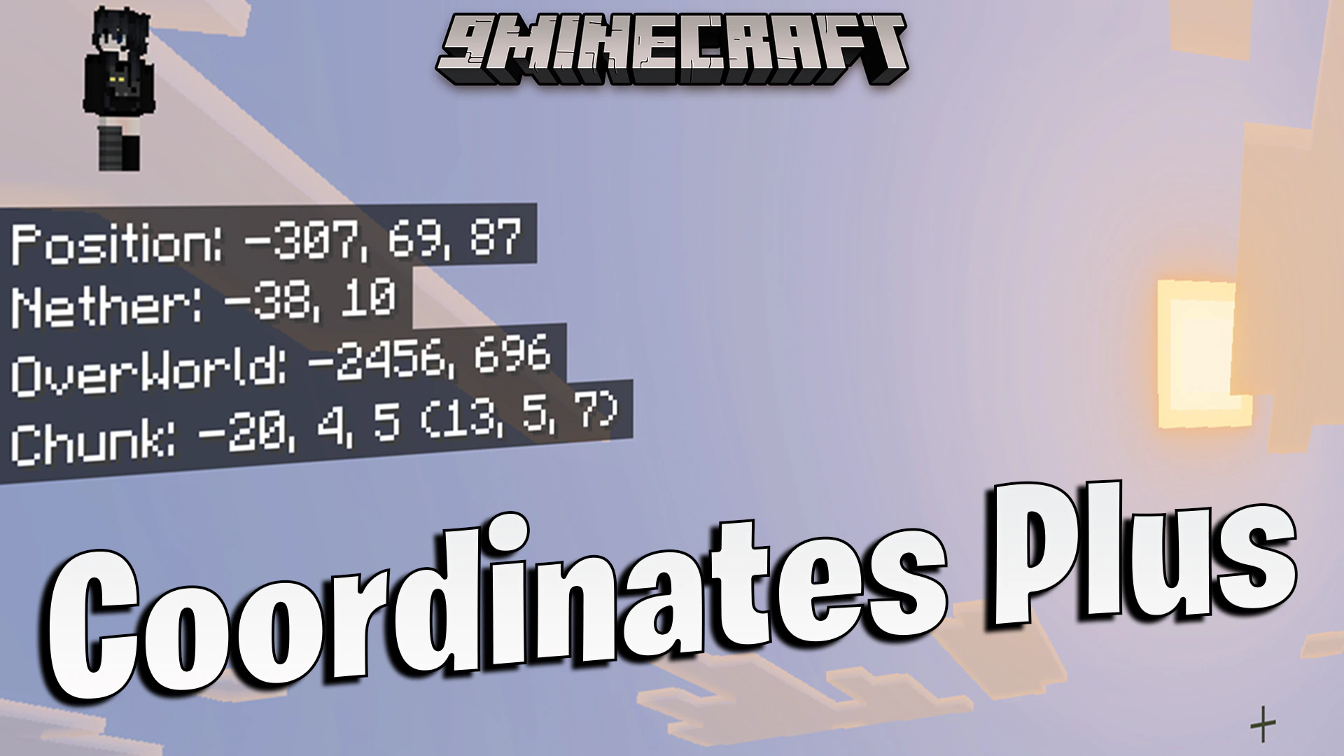 Coordinates Plus Texture Pack (26.x) – Track Chunk And Nether Coordinates On Screen