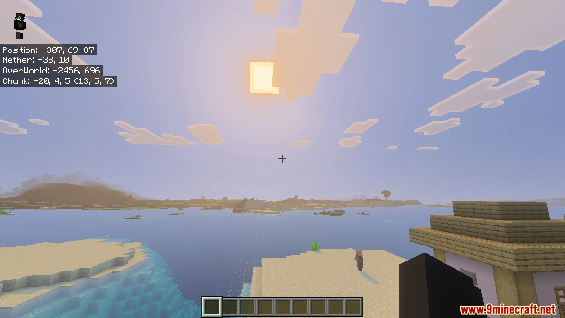 Coordinates Plus Texture Pack (26.x) – Track Chunk And Nether Coordinates On Screen — screenshot 4