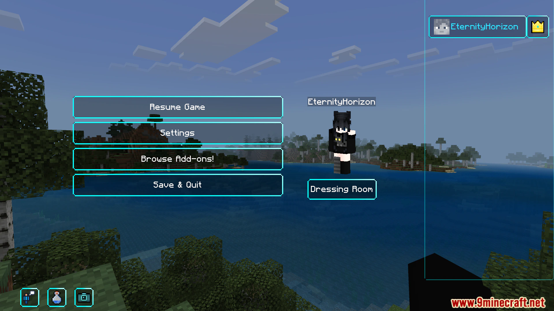Neqs Clean UI Texture Pack (26.x, 1.21) – Modern Interface Design For Bedrock — screenshot 4