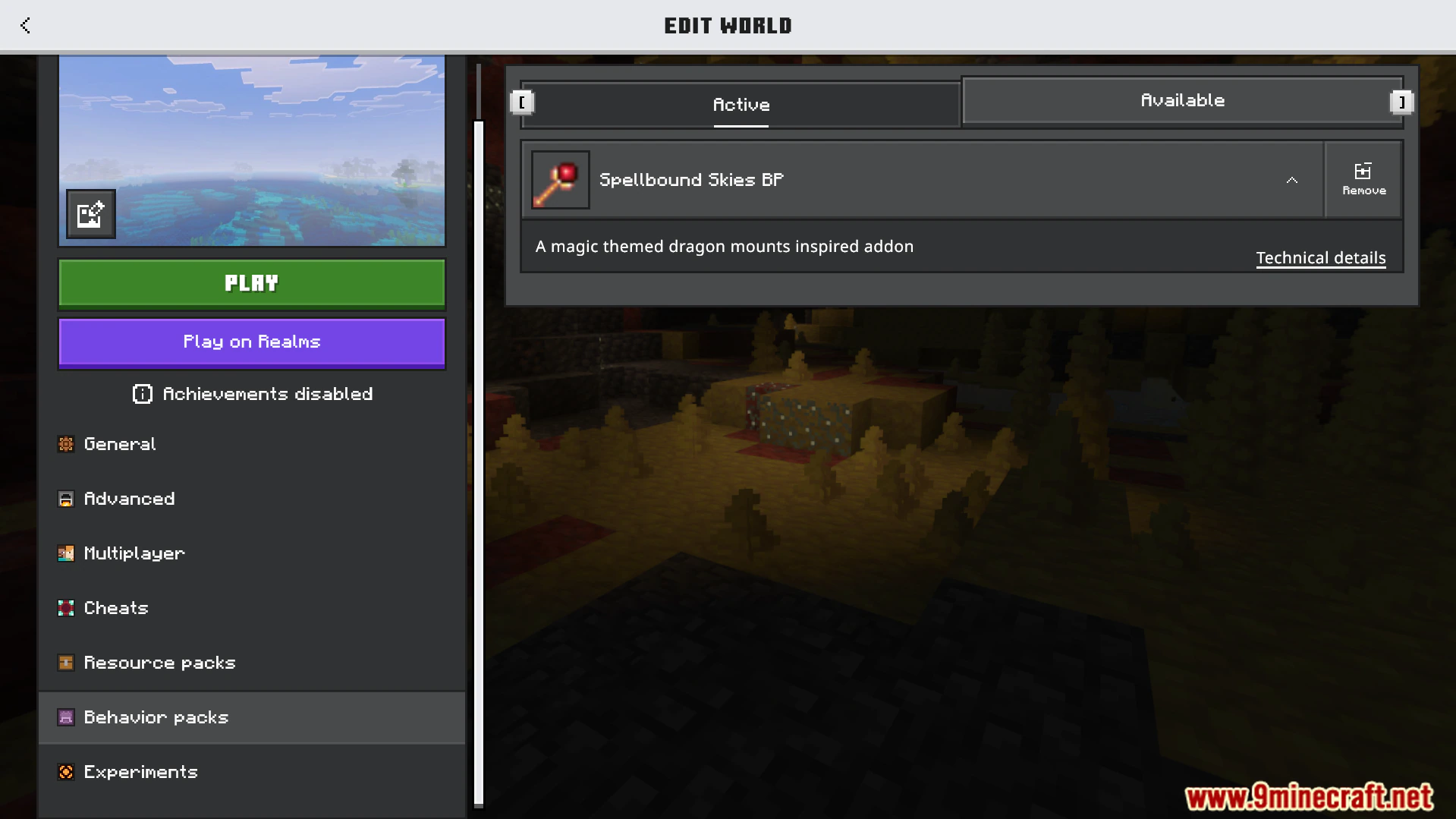 Spellbound Skies Addon (26.x) – Tame Magical Dragons And Cast Powerful Spells — screenshot 1