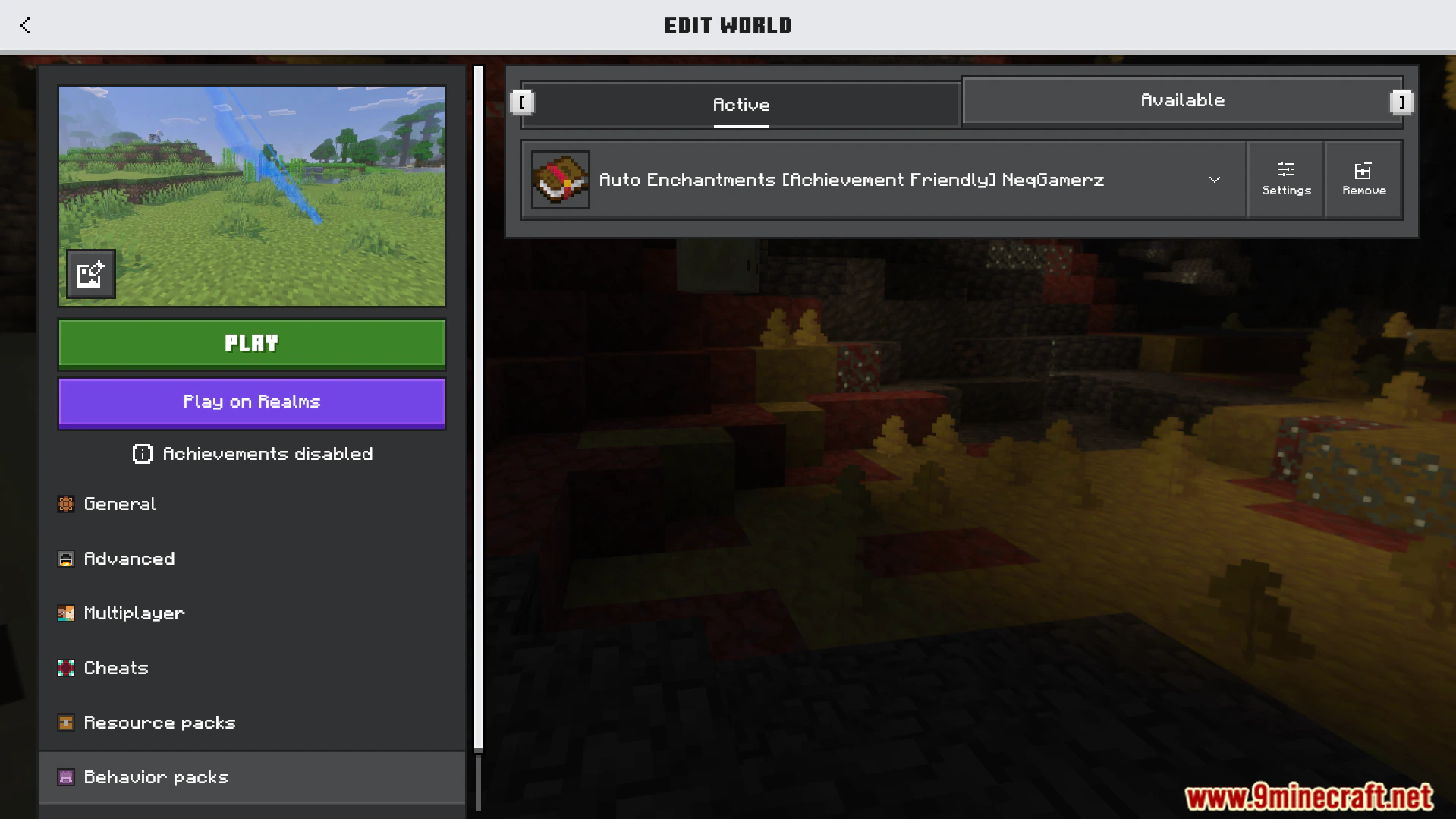 Auto Enchant Addon (26.x, 1.21) – Automatically Apply Enchantments To Weapons And Tools — screenshot 1