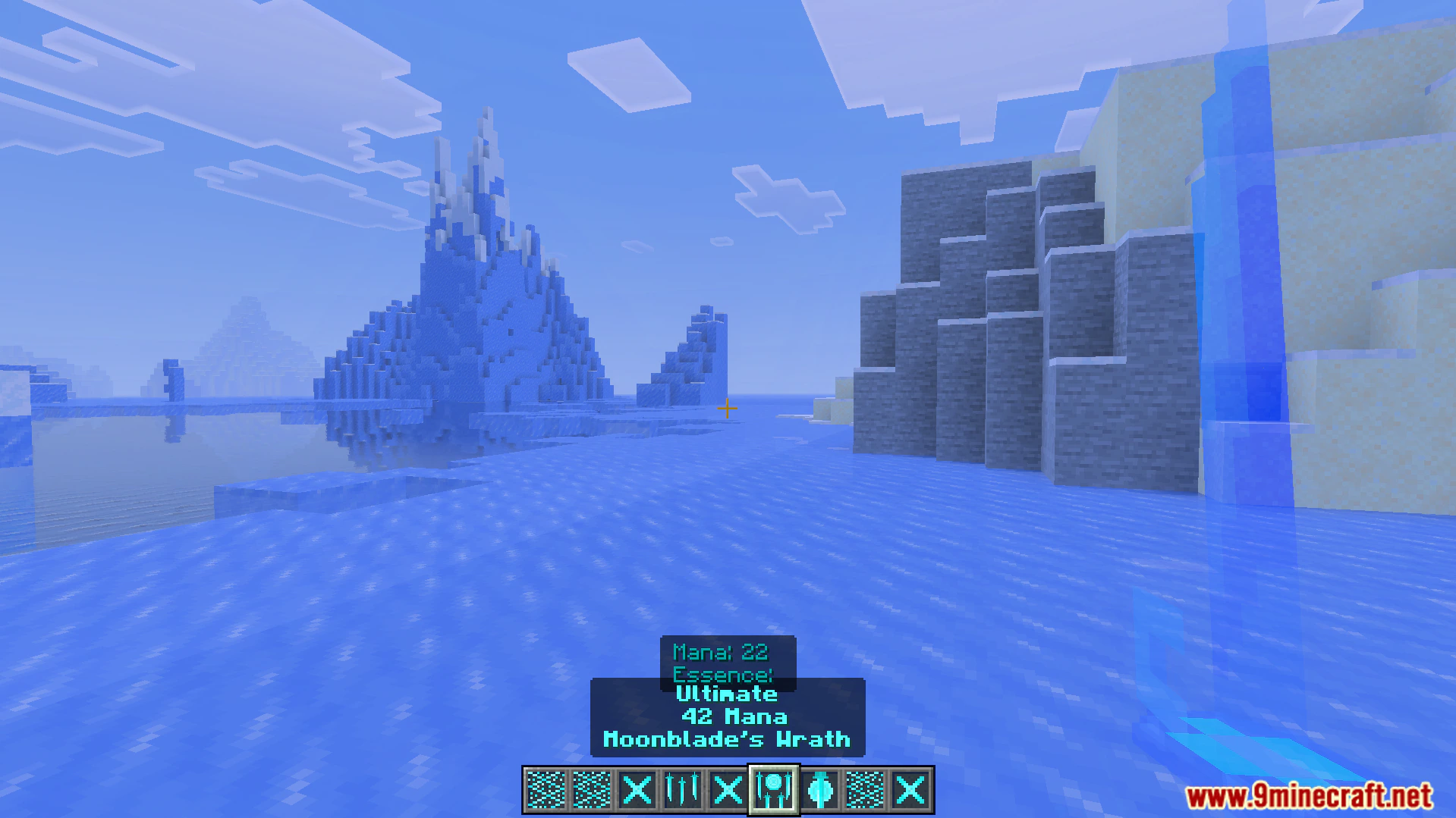 Moonblade Magic Addon (26.x, 1.21) – Cast Powerful Magic Slashes And Summon Giant Blades — screenshot 4