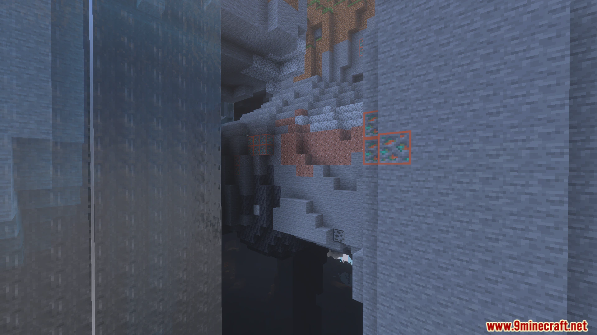 Highlighted Ores Texture Pack (26.x) – Spot Valuable Ores With Bright Borders — screenshot 2