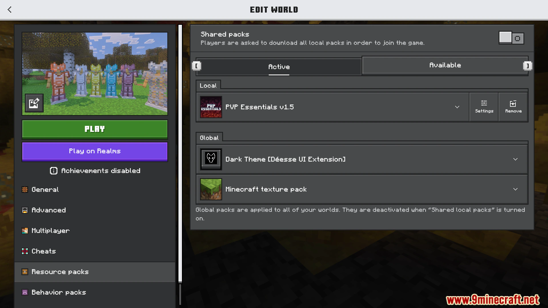 PVP Essentials Texture Pack (26.x, 1.21) – Clear Visuals For Competitive Combat — screenshot 1