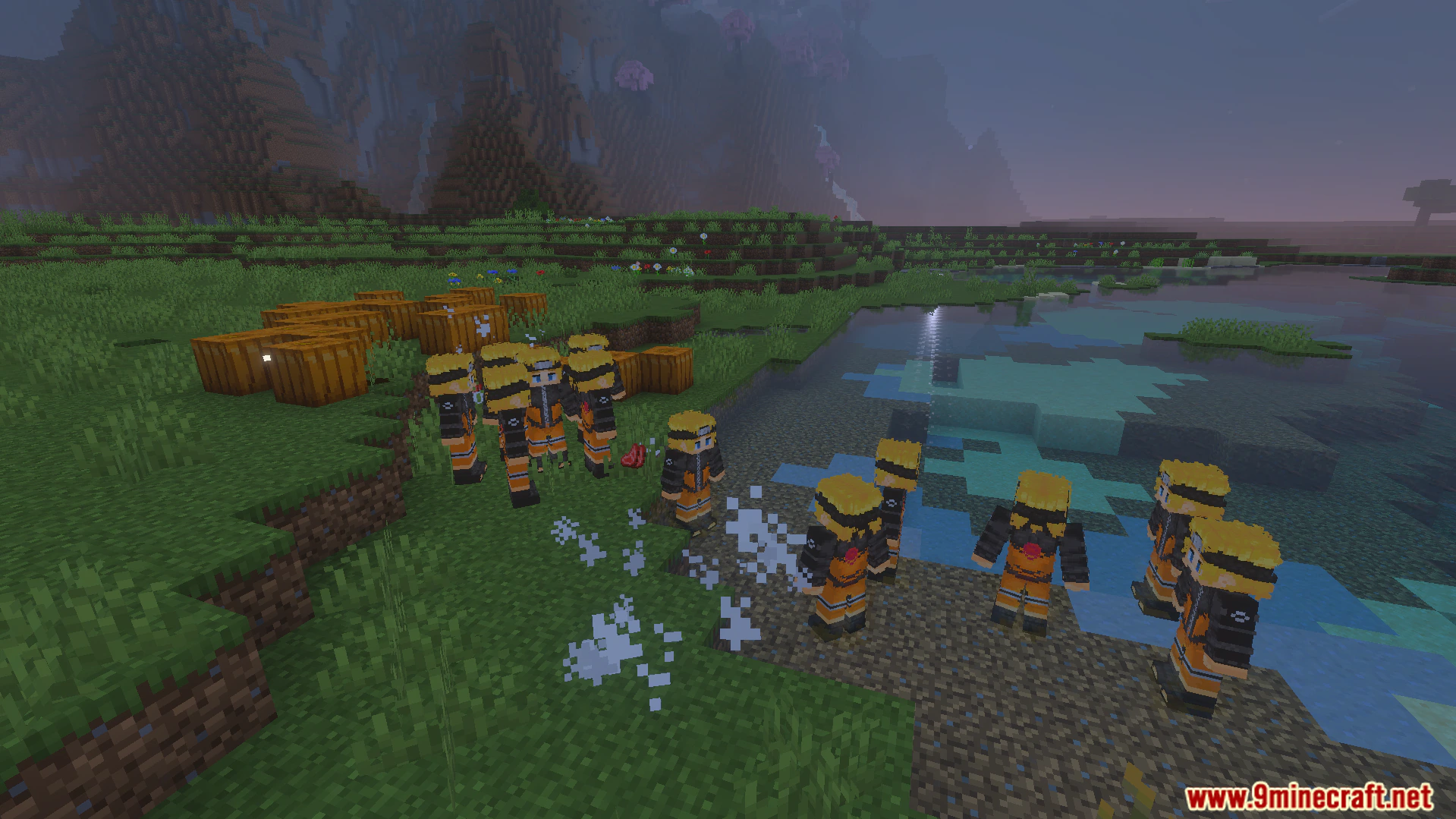 Naruto Uzumaki Addon (26.x, 1.21) – Battle Ninja Bosses With Rasengan And Shadow Clones — screenshot 4