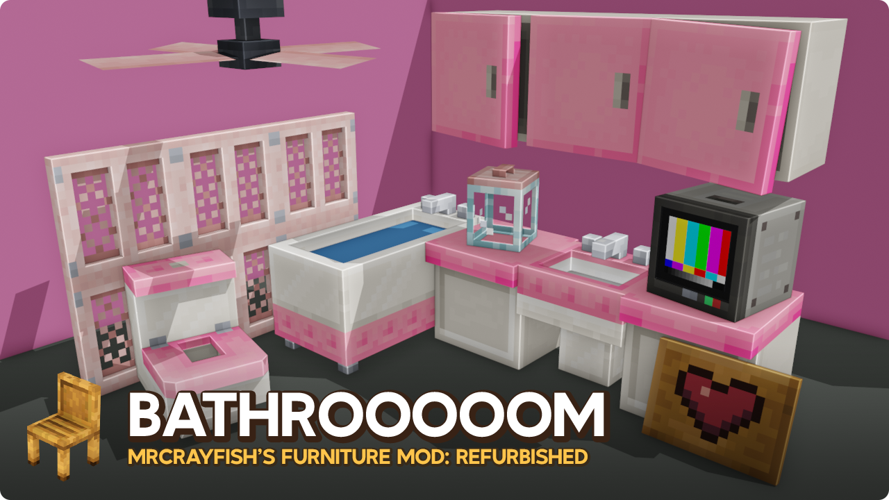 MrCrayfish's Furniture Mod: Refurbished — screenshot 1