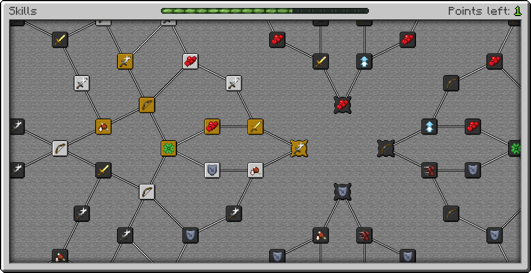 Pufferfish's Skills [Fabric & Forge & NeoForge] — screenshot 1