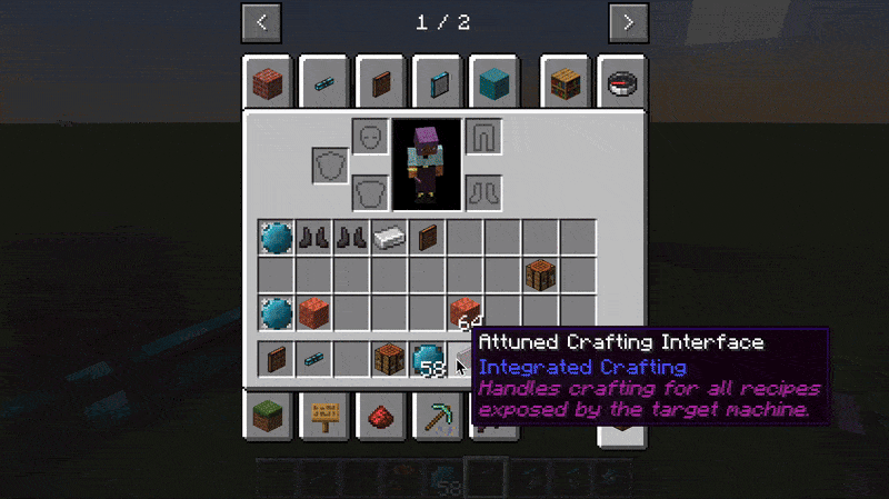 Integrated Crafting — screenshot 1