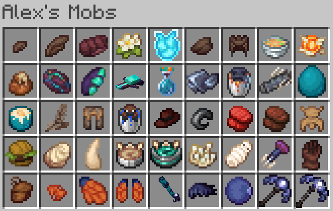 Sweety's Items (Alex's Mobs) — screenshot 2