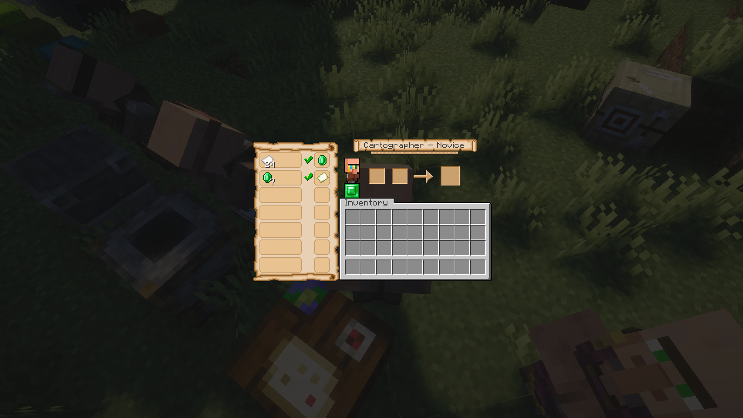 Better GUI - Workbench, Villagers... — screenshot 2