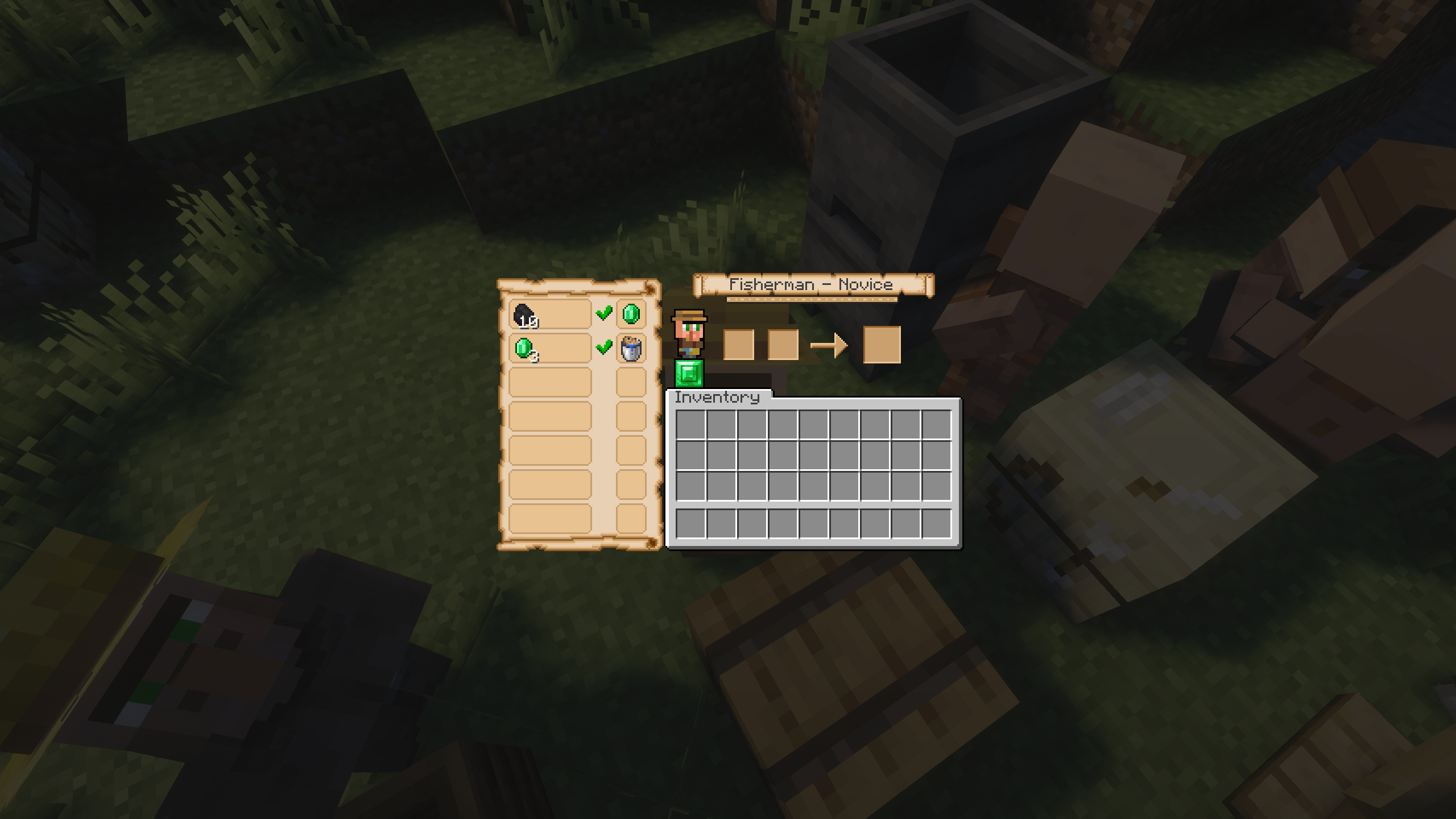 Better GUI - Workbench, Villagers... — screenshot 3