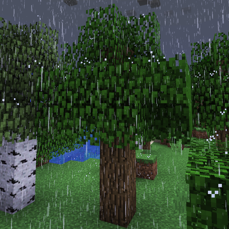 Realistic Rain — Minecraft Java Texture Pack Download