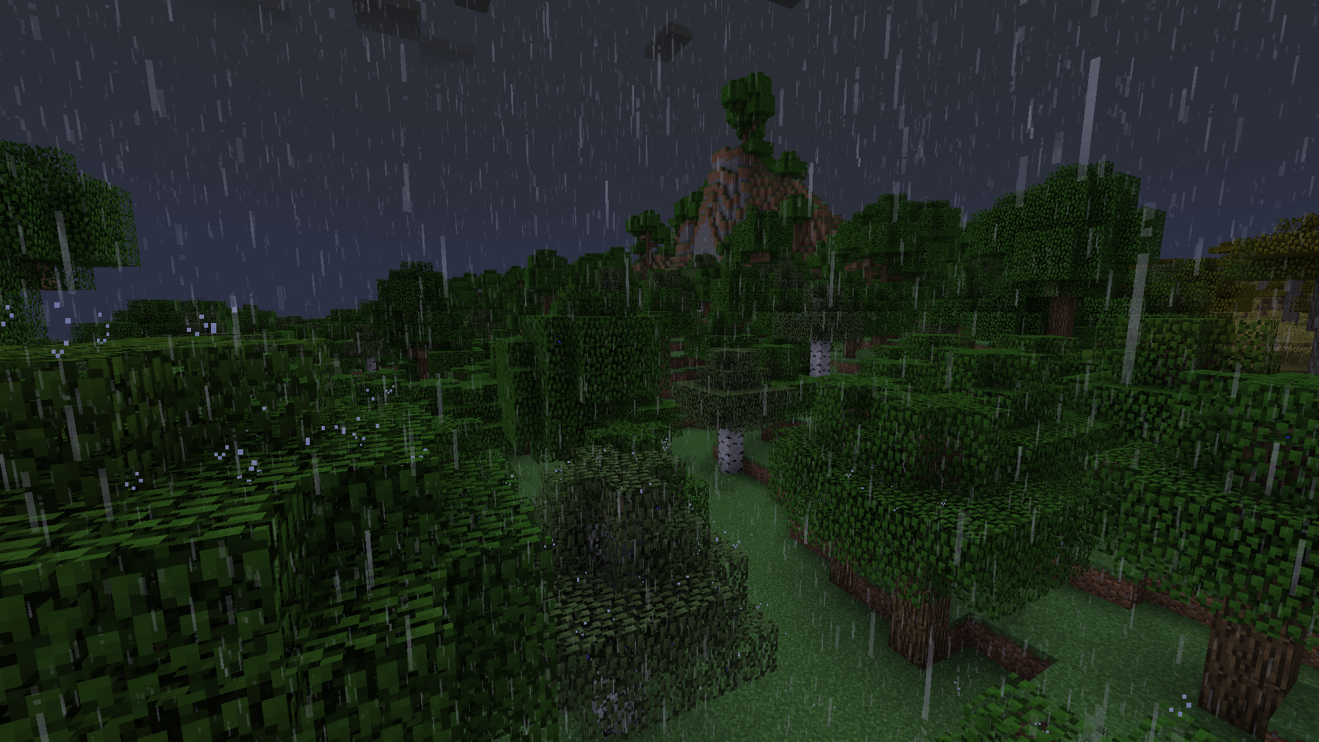 Realistic Rain — Minecraft Java Texture Pack Download