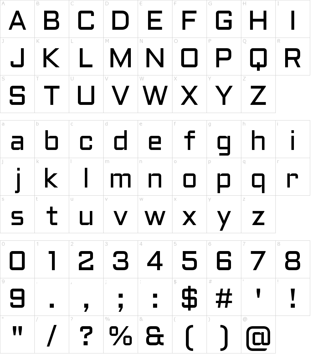 Tech RPG Font — screenshot 2