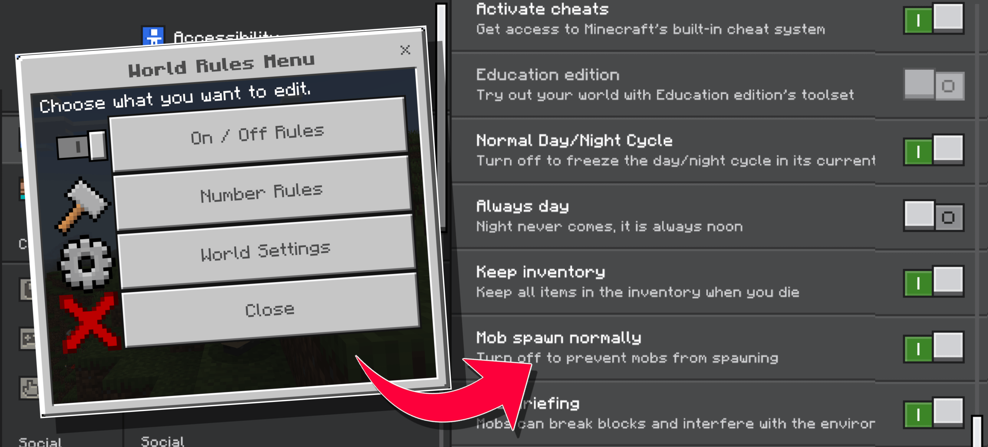 World Rules Editor — screenshot 2