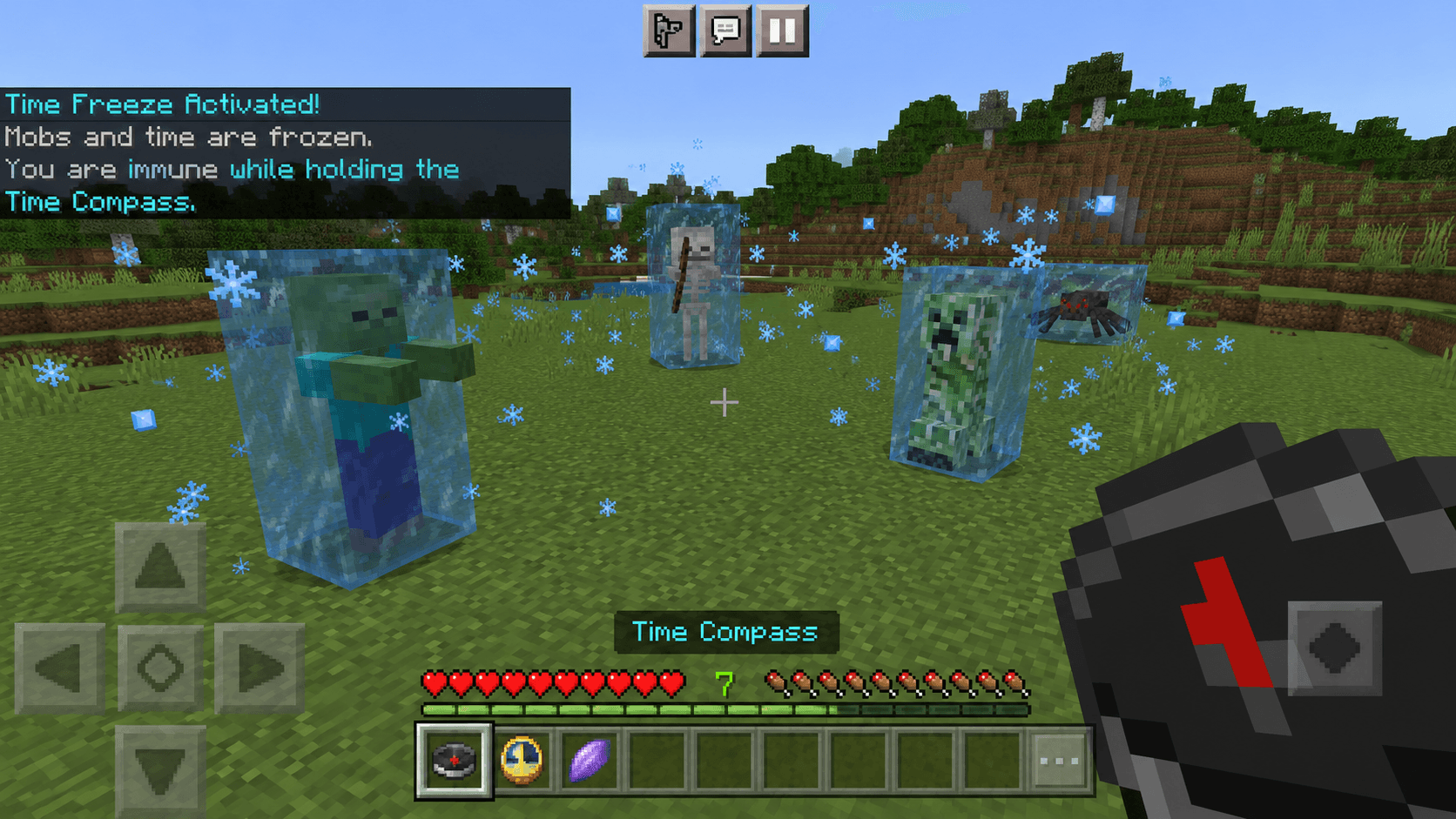 BlazeCraft Time Freezer version 3.0 — screenshot 2