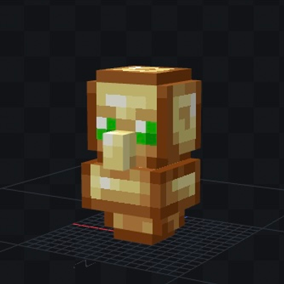 Totem villager 3D