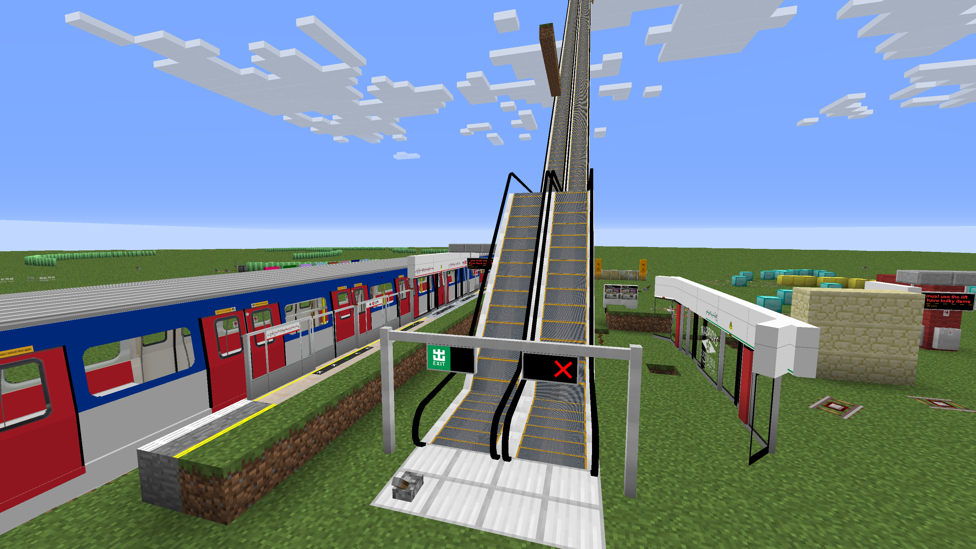 Minecraft Transit Railway (Automated trains, planes, and more!) — screenshot 4