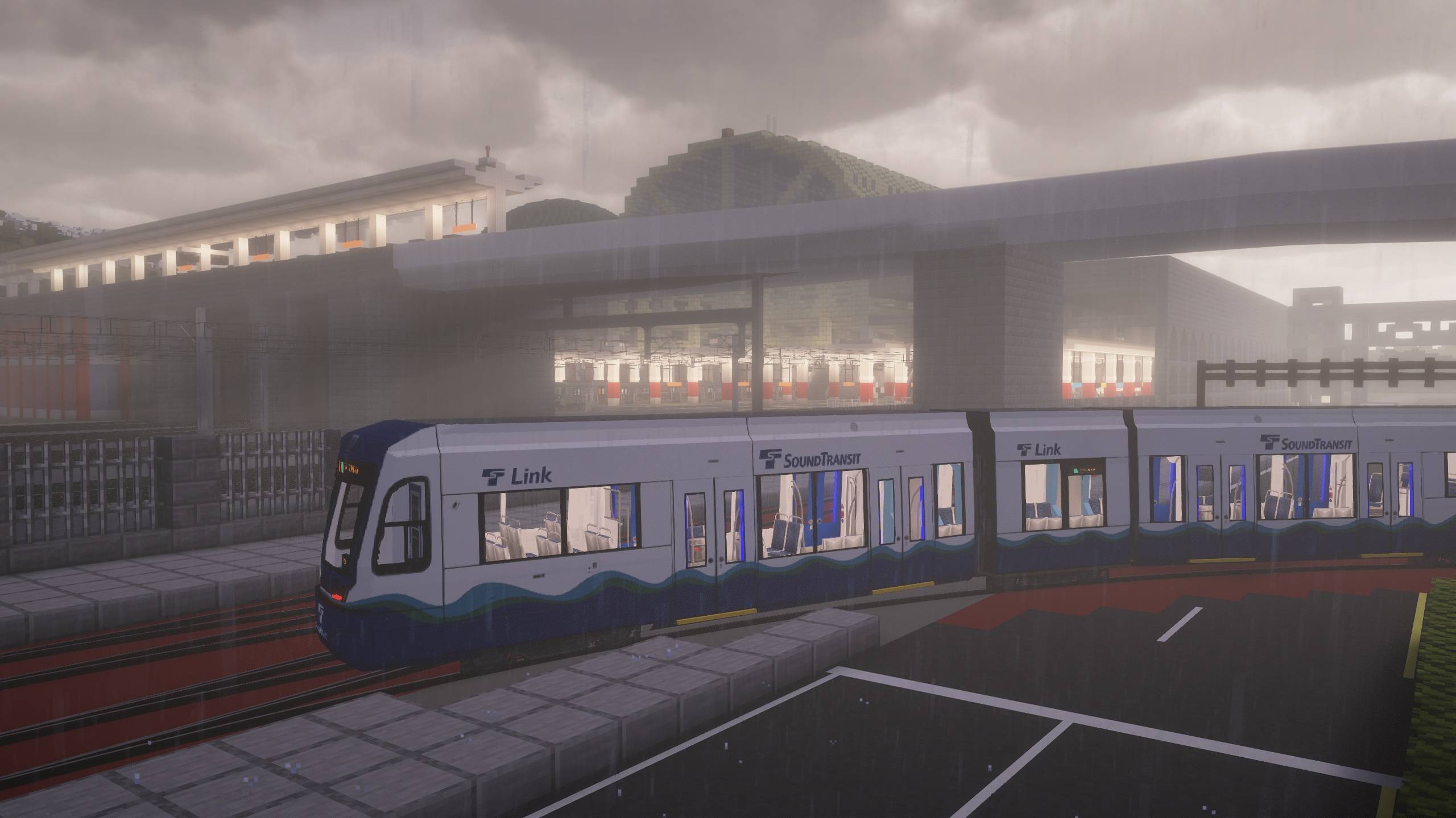 Minecraft Transit Railway (Automated trains, planes, and more!) — screenshot 5
