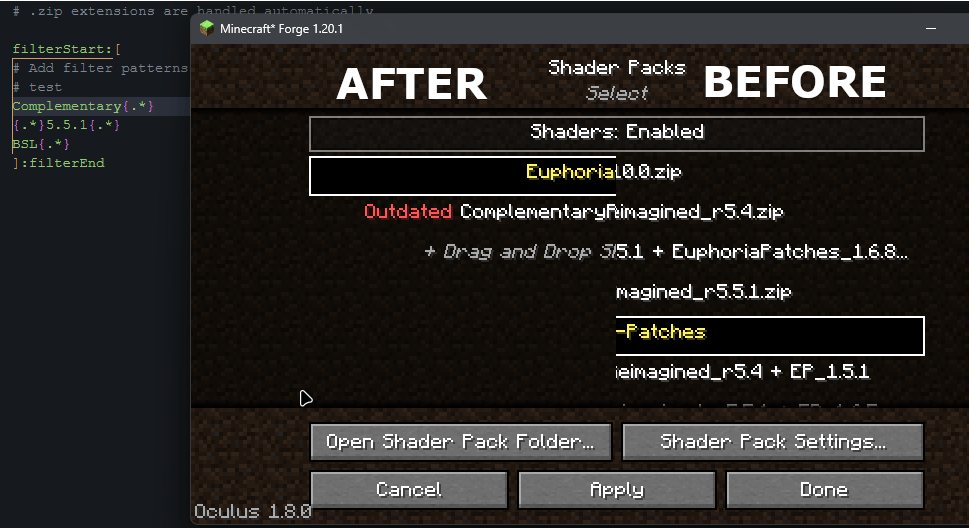Iris/Oculus Shader Folder — screenshot 3