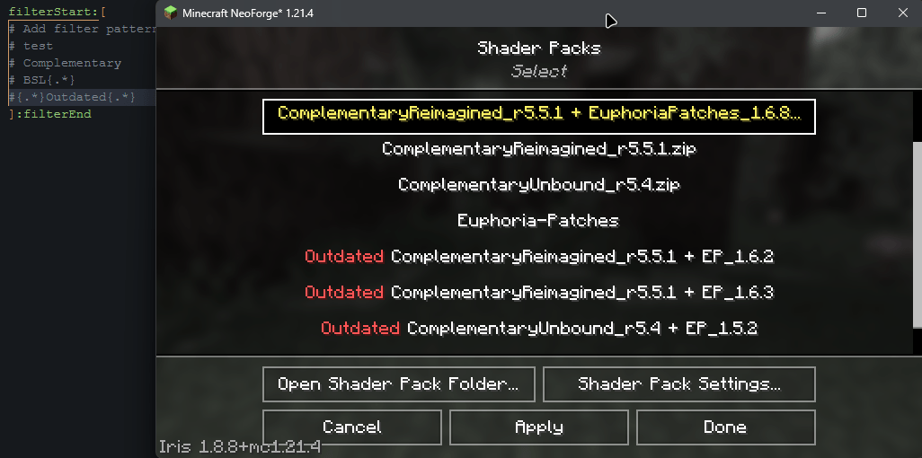Iris/Oculus Shader Folder — screenshot 4