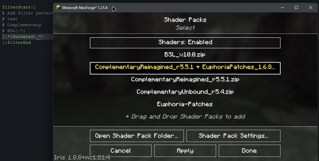 Iris/Oculus Shader Folder — screenshot 5