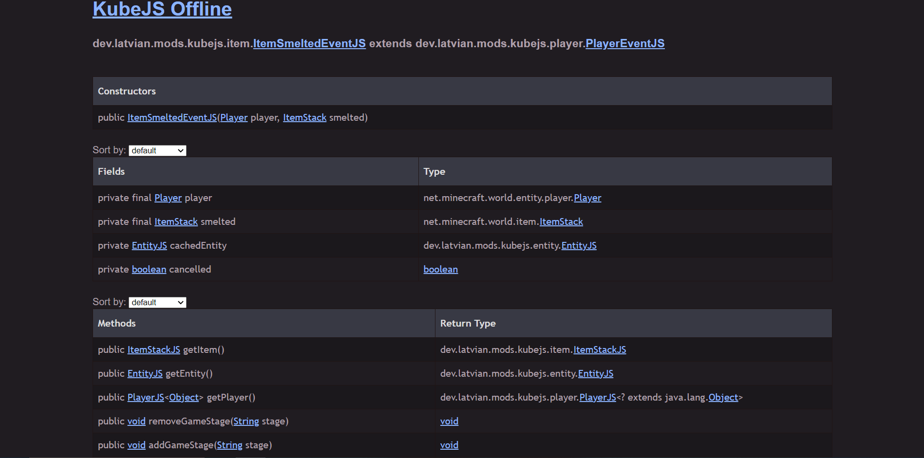 KubeJS Offline Documentation — screenshot 2