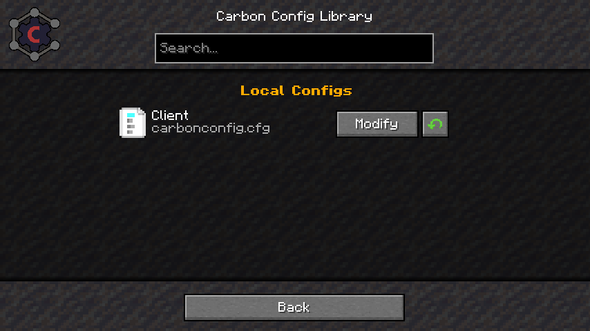 Carbon Config — screenshot 2