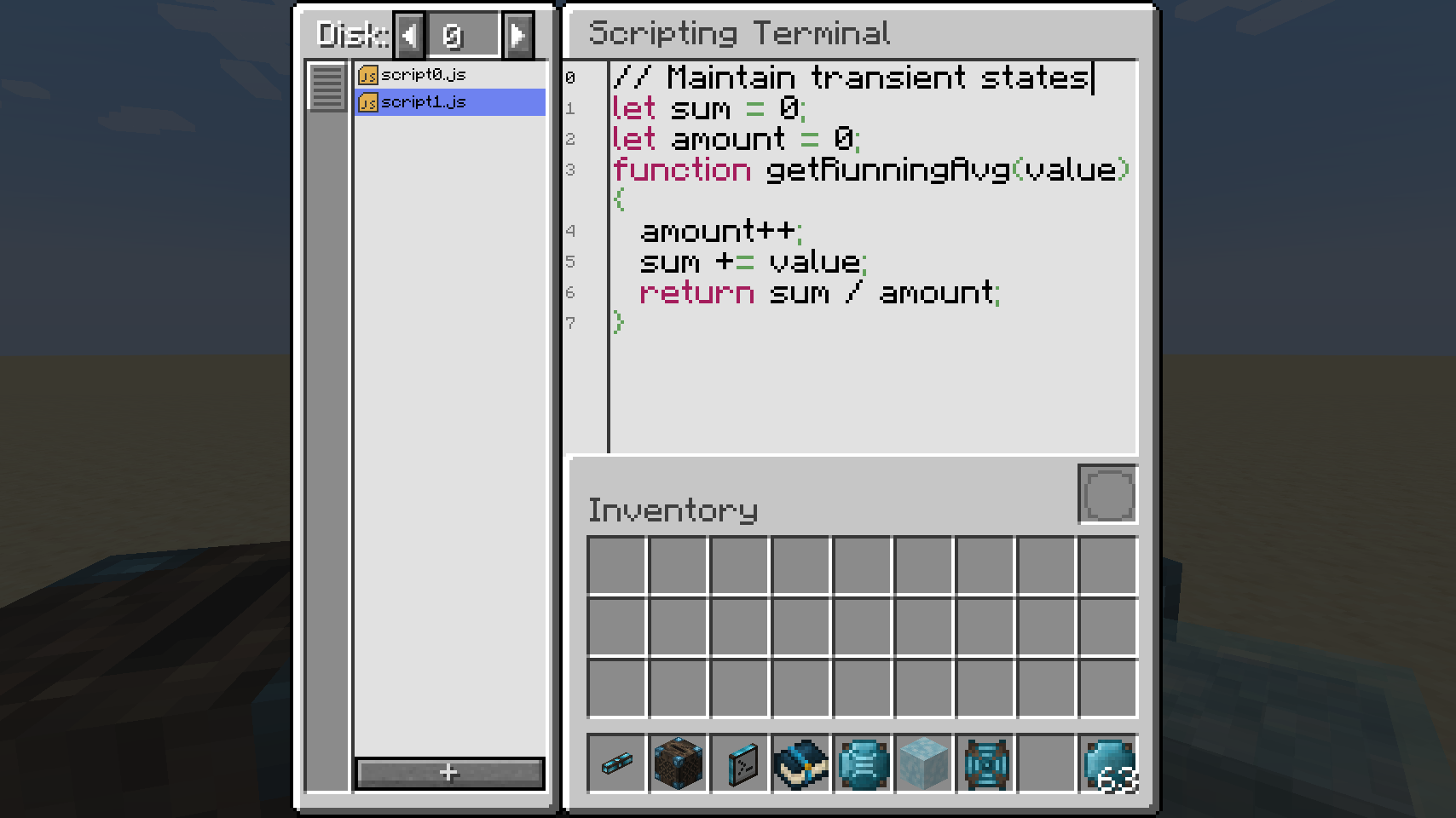 Integrated Scripting — screenshot 2