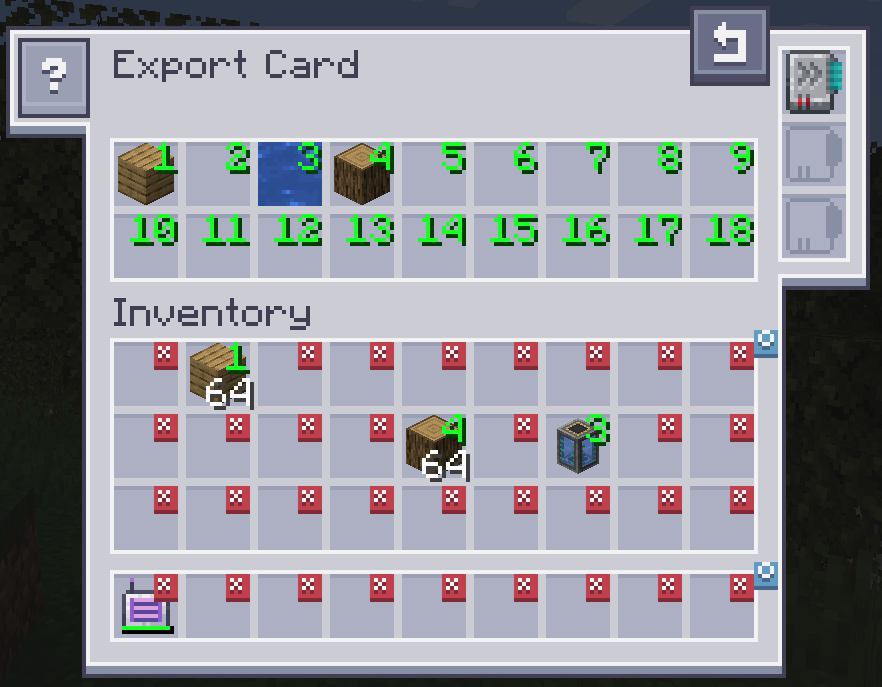 AE2 Import Export Card — screenshot 4