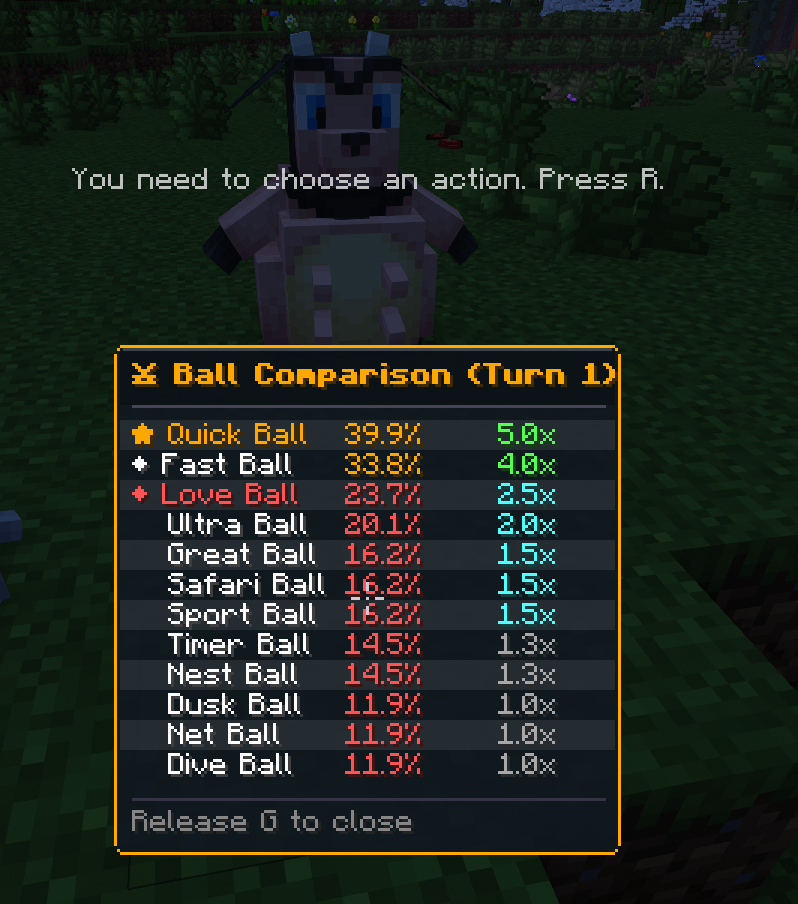 Cobblemon Catch Rate Display — screenshot 1