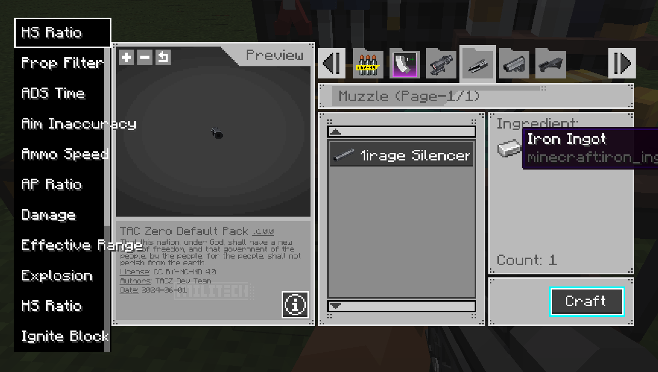 TaCZ addon — screenshot 1