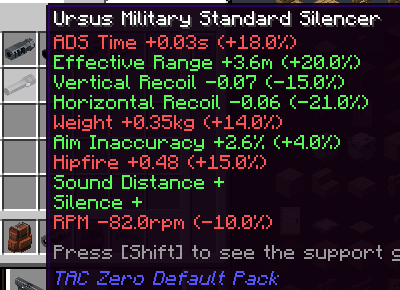 TaCZ addon — screenshot 2