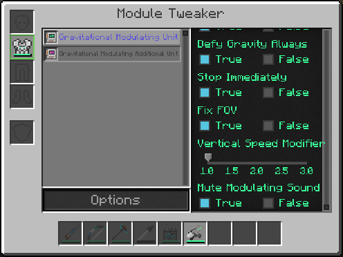 Gravitational Modulating Additional Unit — screenshot 1