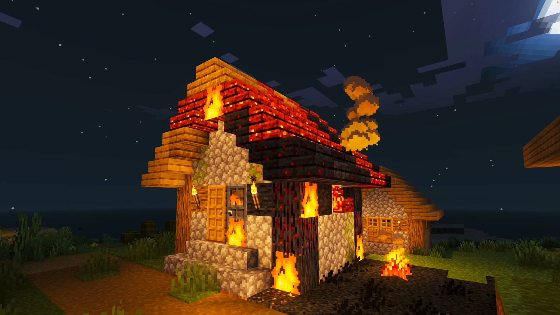 Burnt + Additions. Better Vanilla Fire — screenshot 7