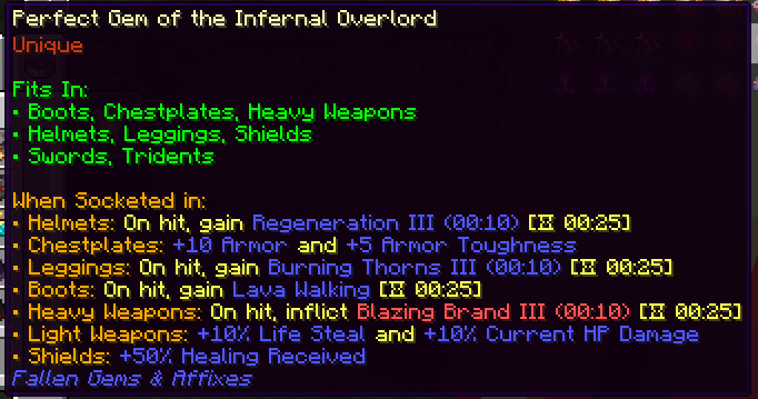 Fallen Gems & Affixes — screenshot 3