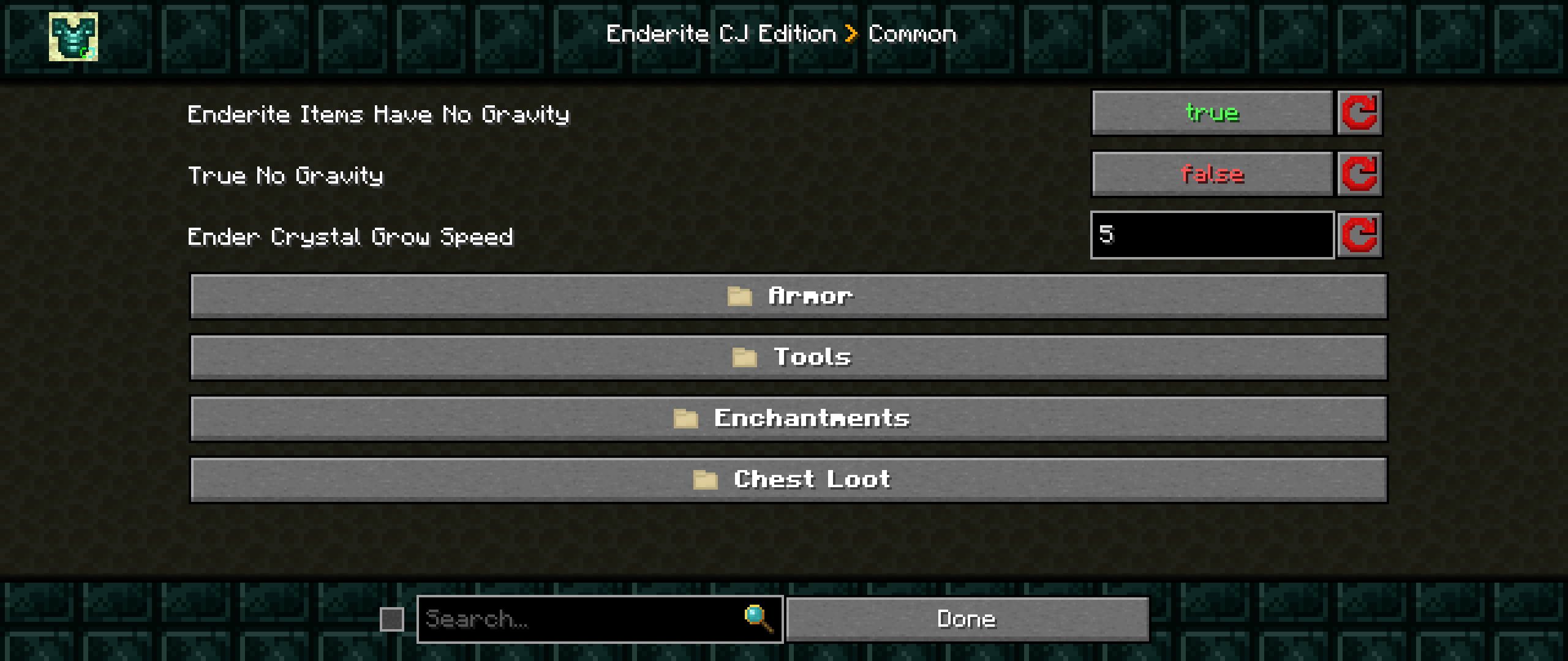 Config API — screenshot 1