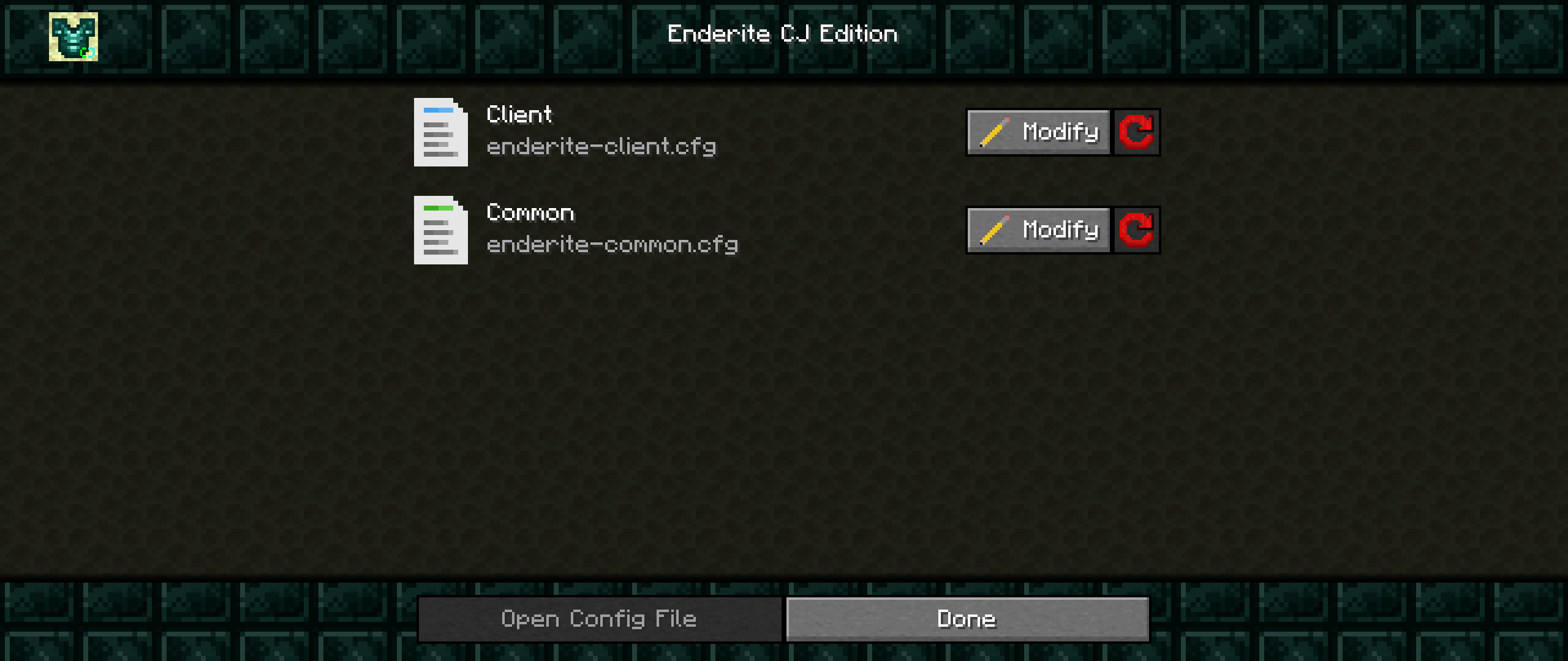 Config API — screenshot 2