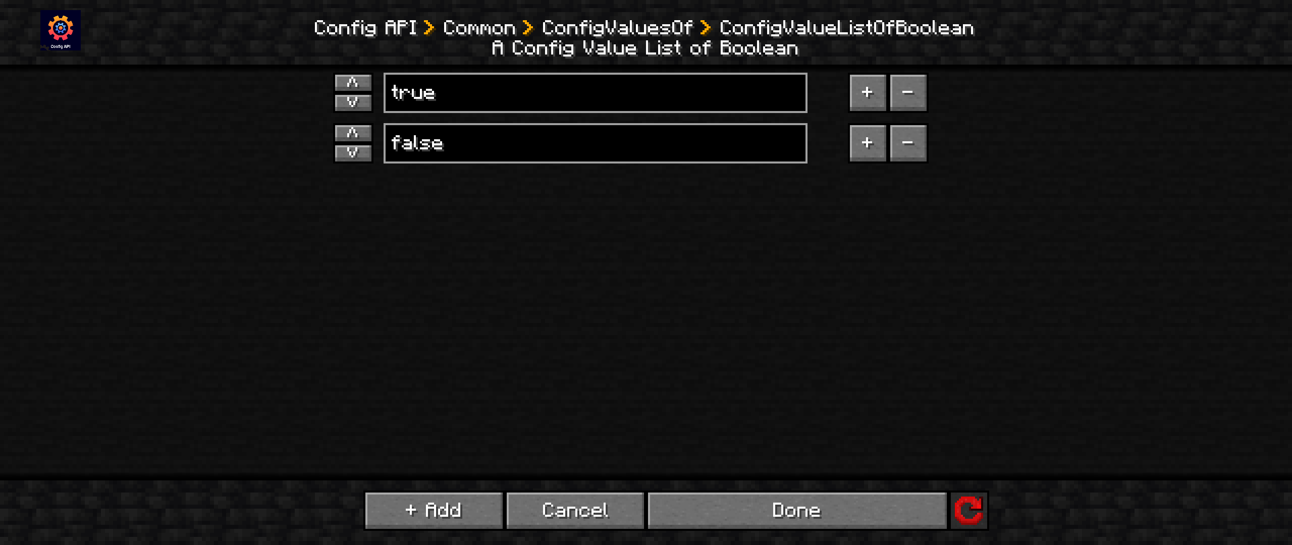 Config API — screenshot 4