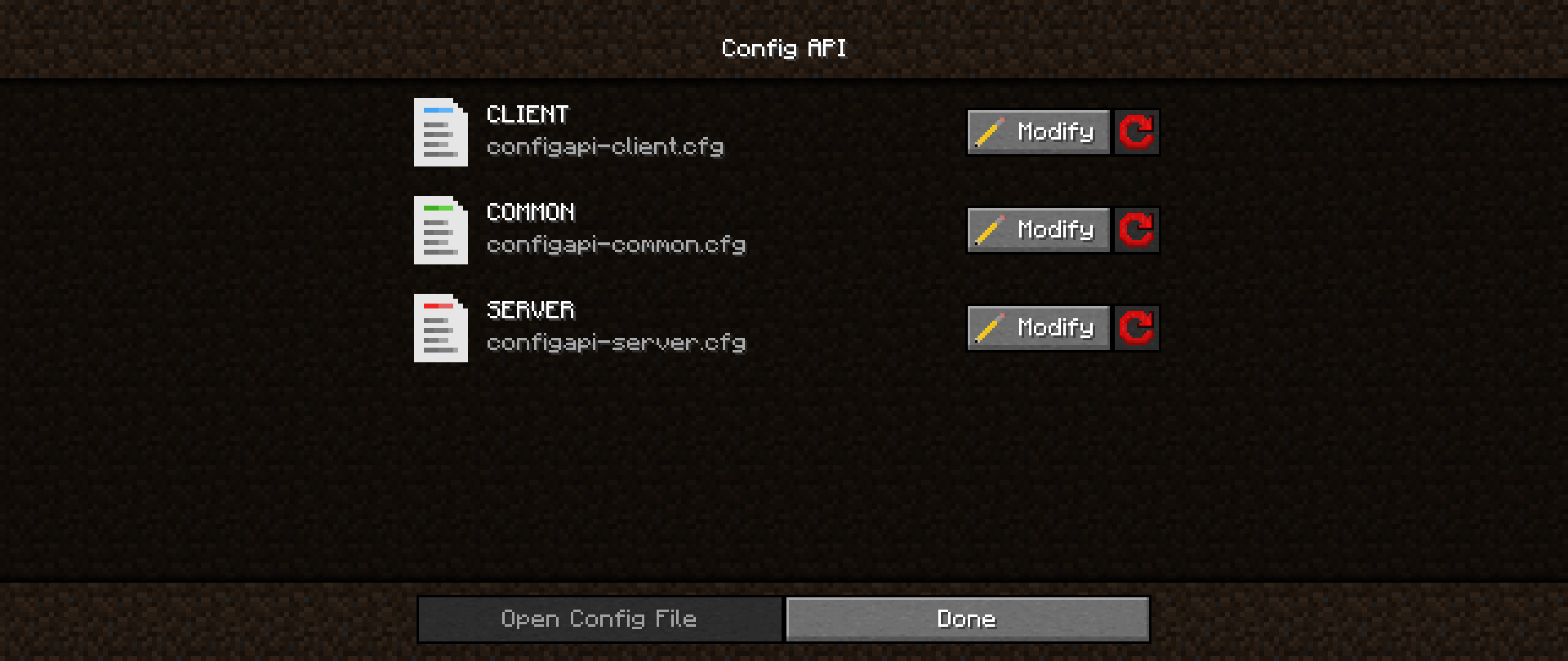 Config API — screenshot 6