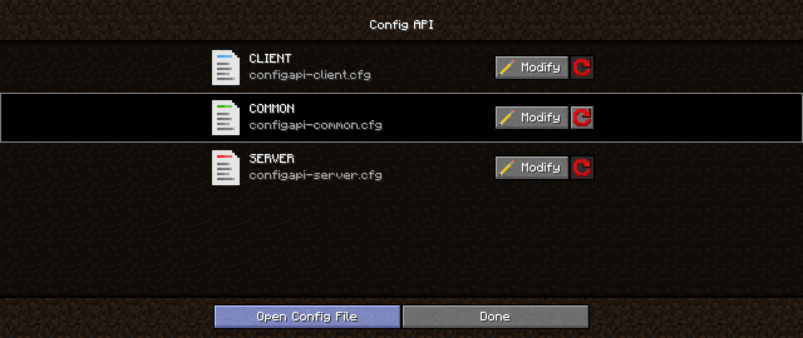 Config API — screenshot 7