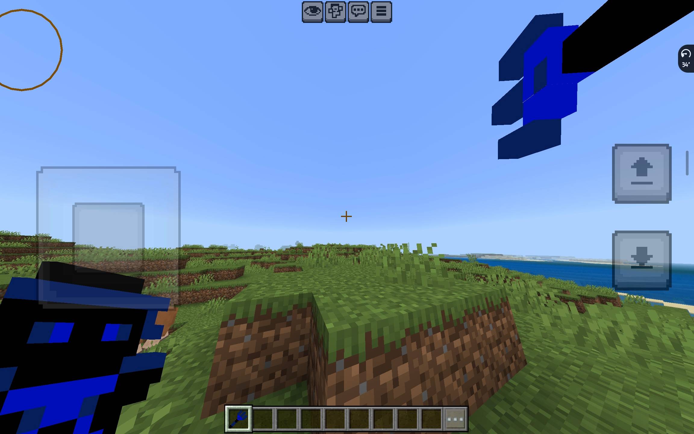 Blue-Black PVP texture pack — screenshot 1
