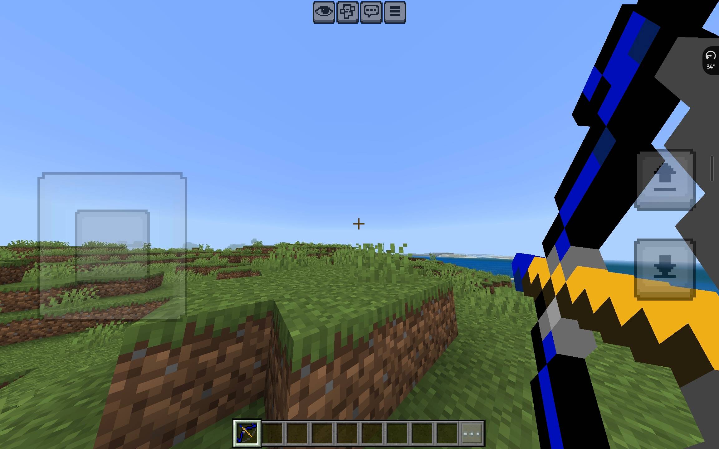 Blue-Black PVP texture pack — screenshot 2