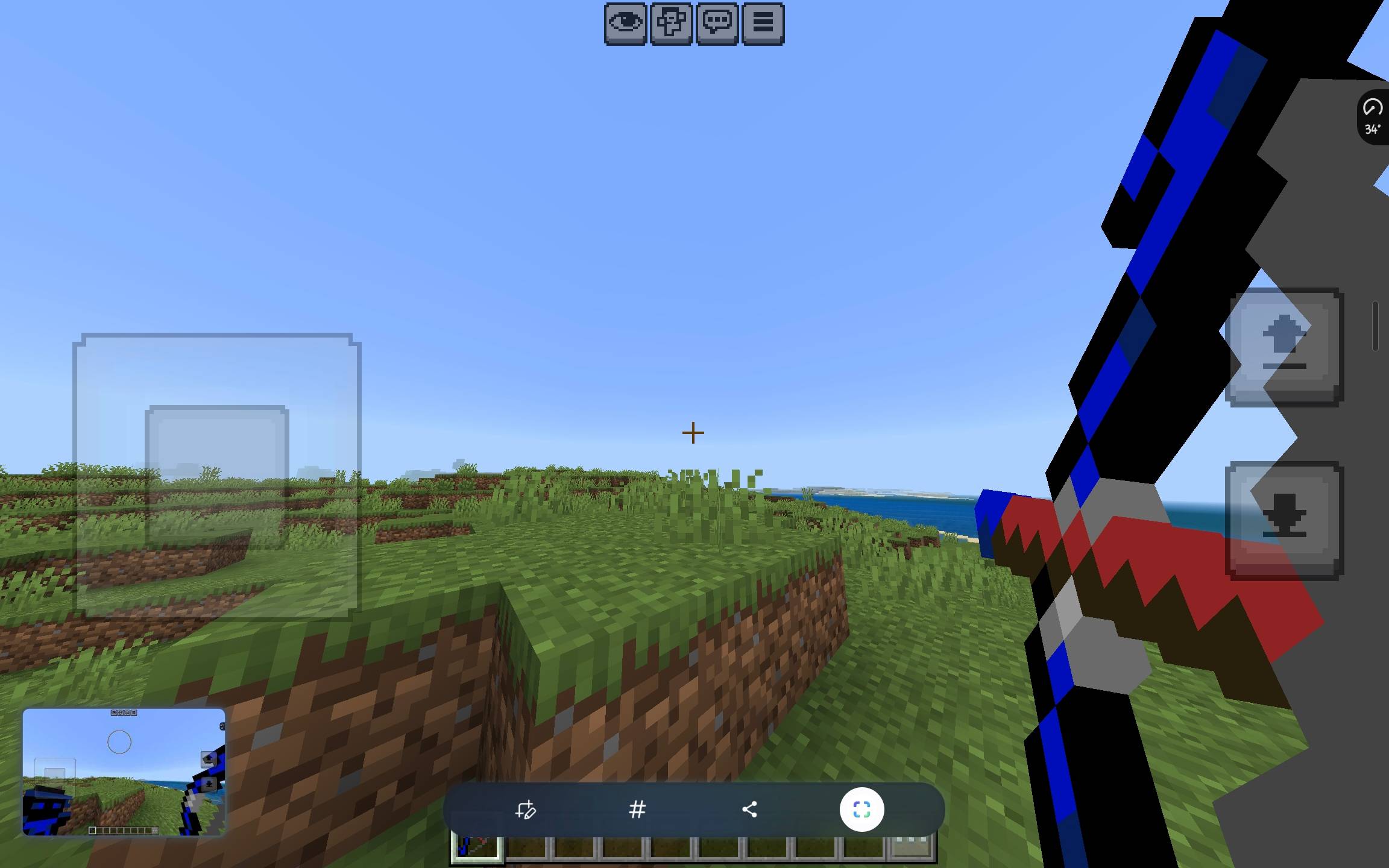 Blue-Black PVP texture pack — screenshot 4