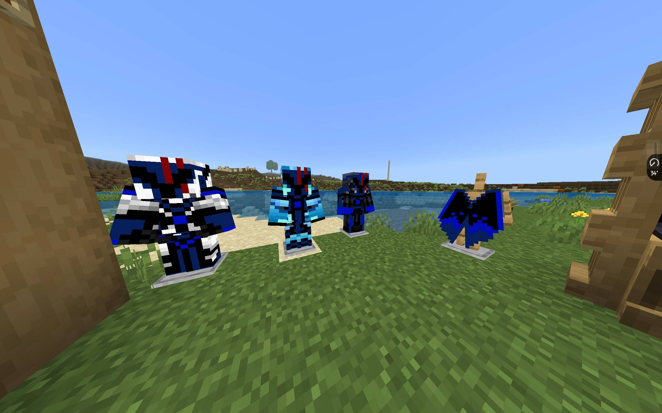 Blue-Black PVP texture pack — screenshot 8