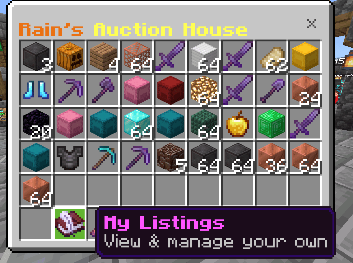 Rain's Auction House — screenshot 1