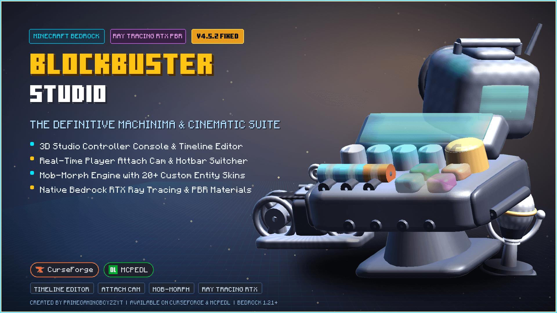 Blockbuster Studio - Filmmaking For Minecraft BE/PE — screenshot 1