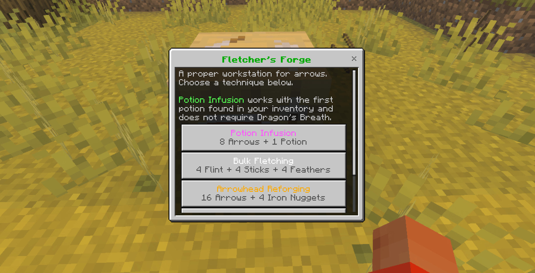 Useful Fletching Tables — screenshot 1