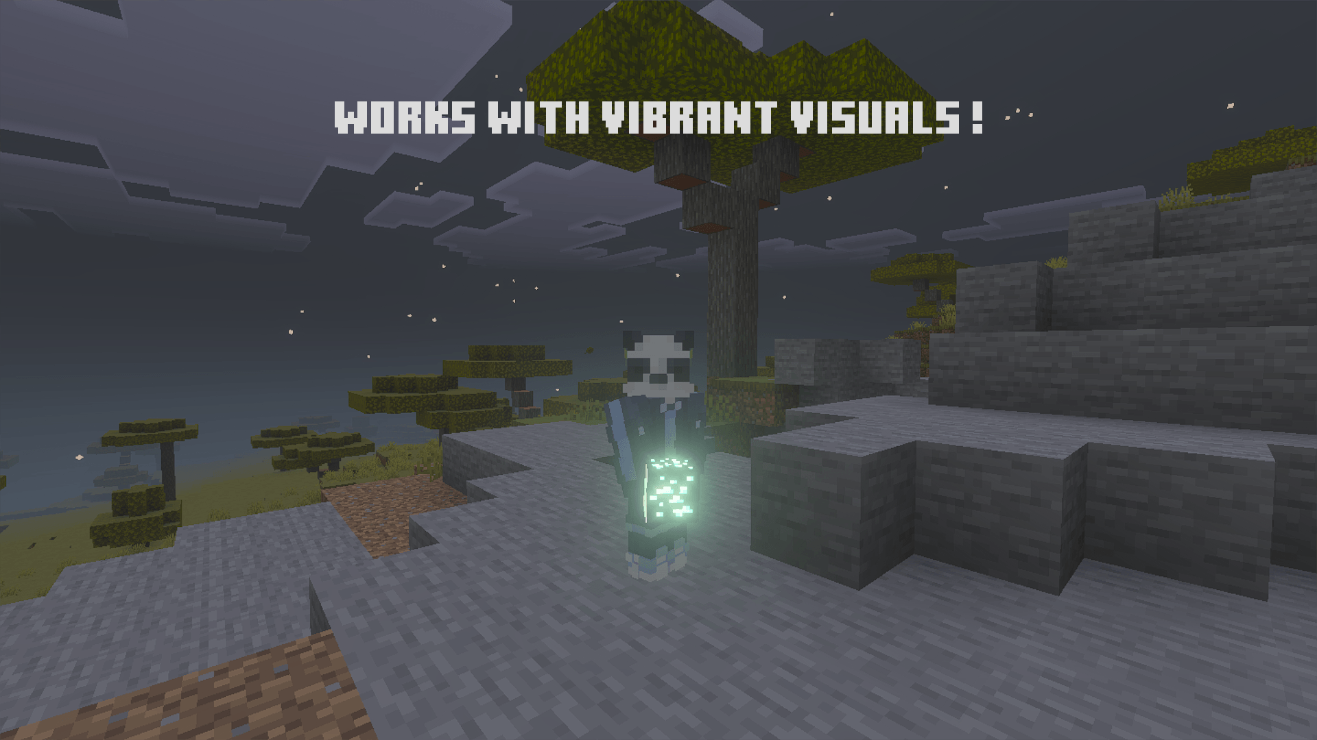 PandaMine's Glowing Ores | Emissive Ores | Radiant Ores | Simple, Fancy + Vibrant Visuals mode — screenshot 5