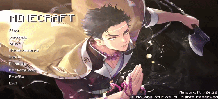 Animated Menu: Gyomei Himejima — Stone Hashira  — screenshot 1
